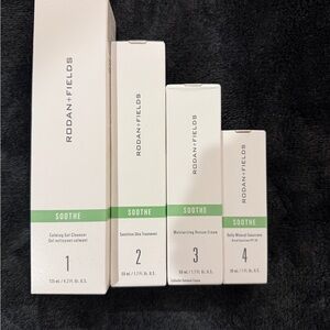 Brand new never used full sized Rodan and Fields Soothe regimen